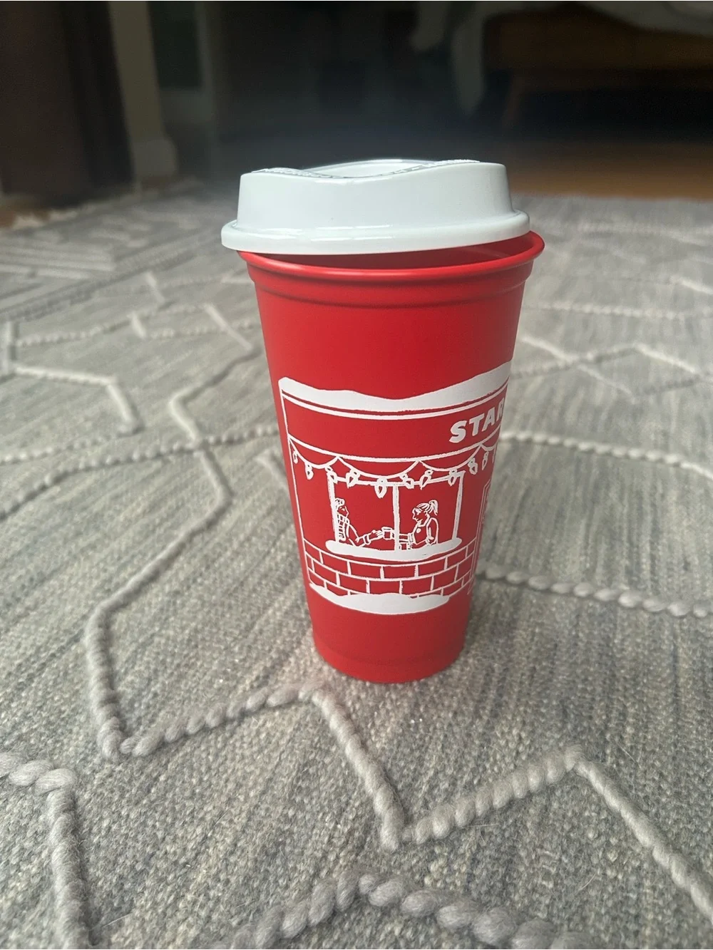 NWT Starbucks Limited Edition Red Cup Winter Holiday/Seasonal Travel Mug,Tumbler